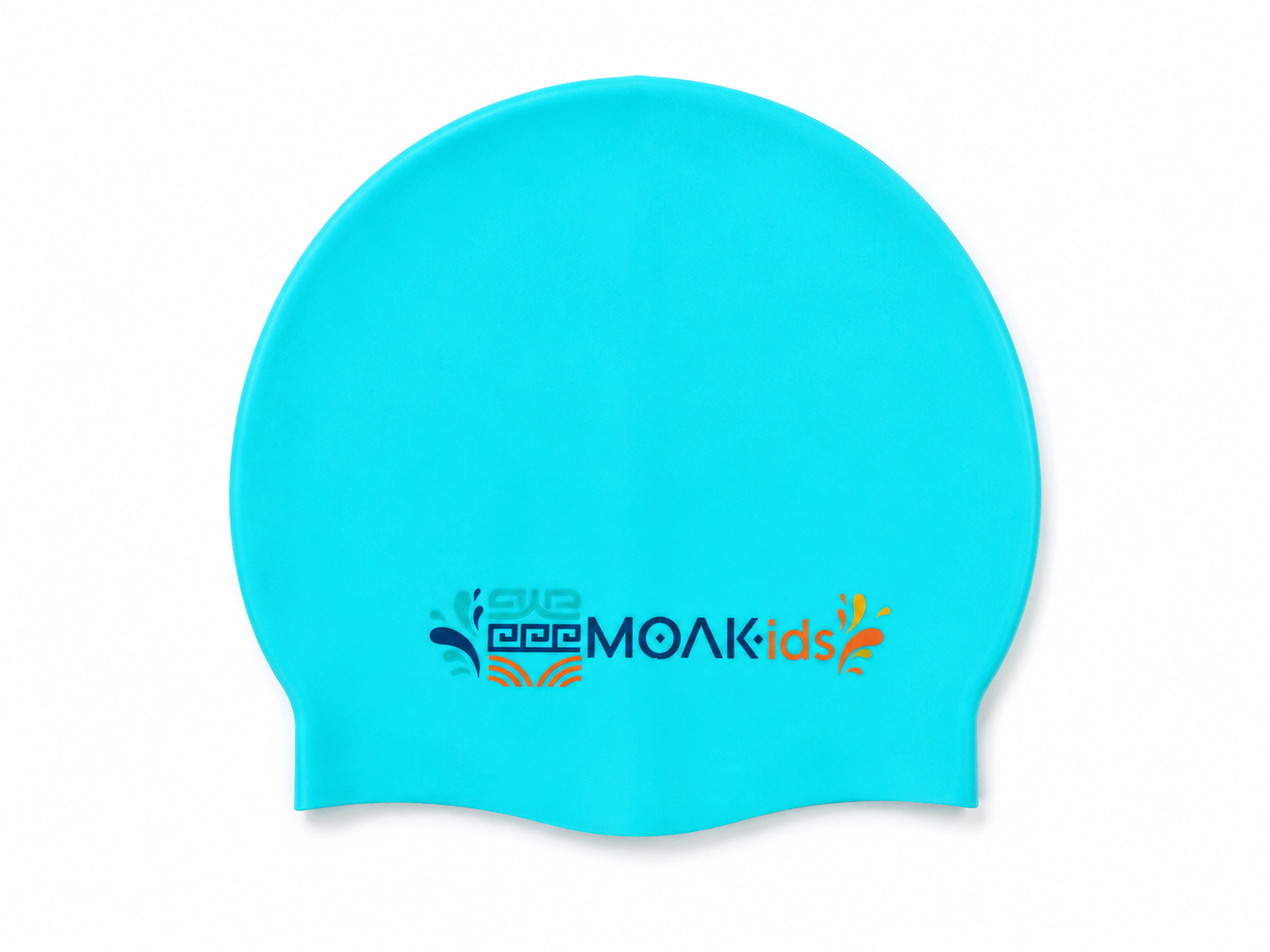 Gorra de Silicona para Natación de Niños Unisex Moaki Kiroa Kids Silicone Cap Light Blue