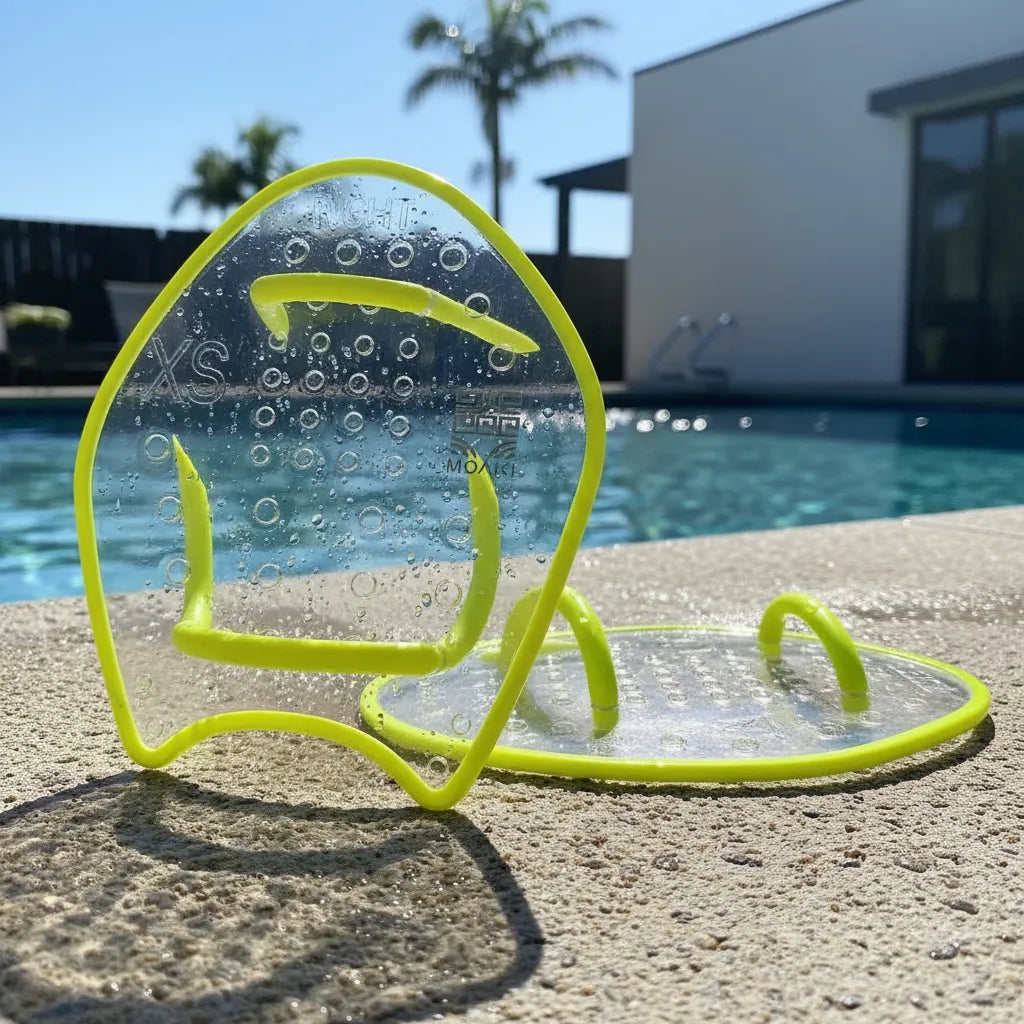 Manopla de natación Moaki Maka Transparente XS