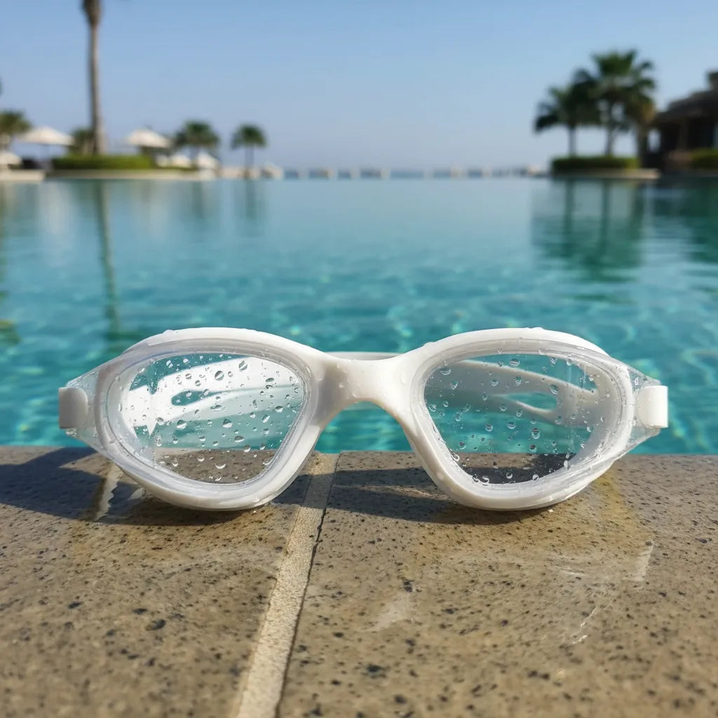 Lentes para Natación Moaki Kiri Adultos Blanco