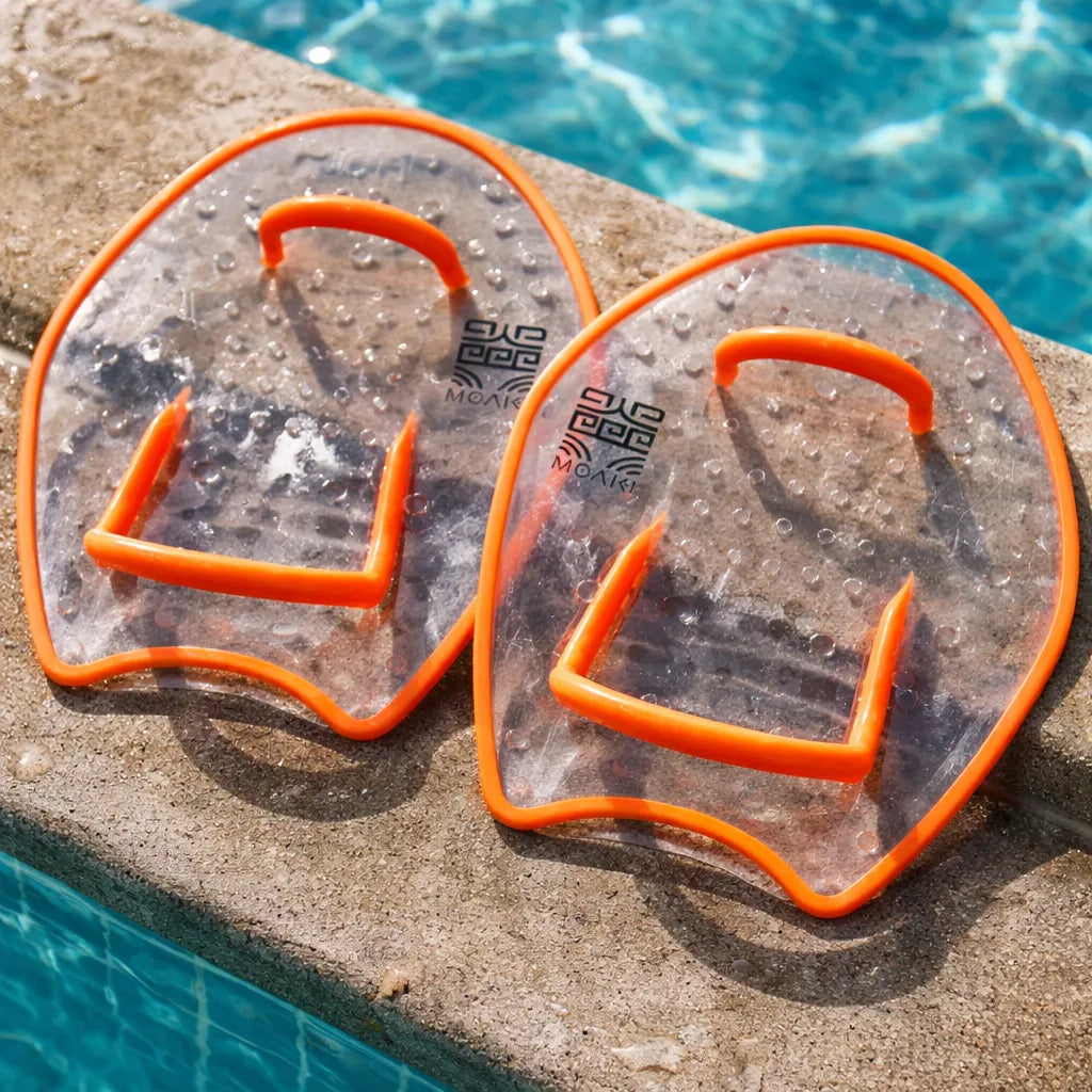 Manopla de natación Moaki Maka Transparente M