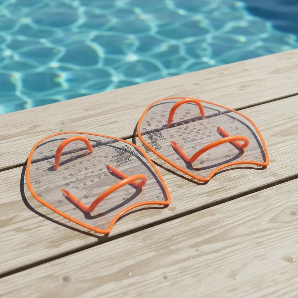 Manopla de natación Moaki Maka Transparente M