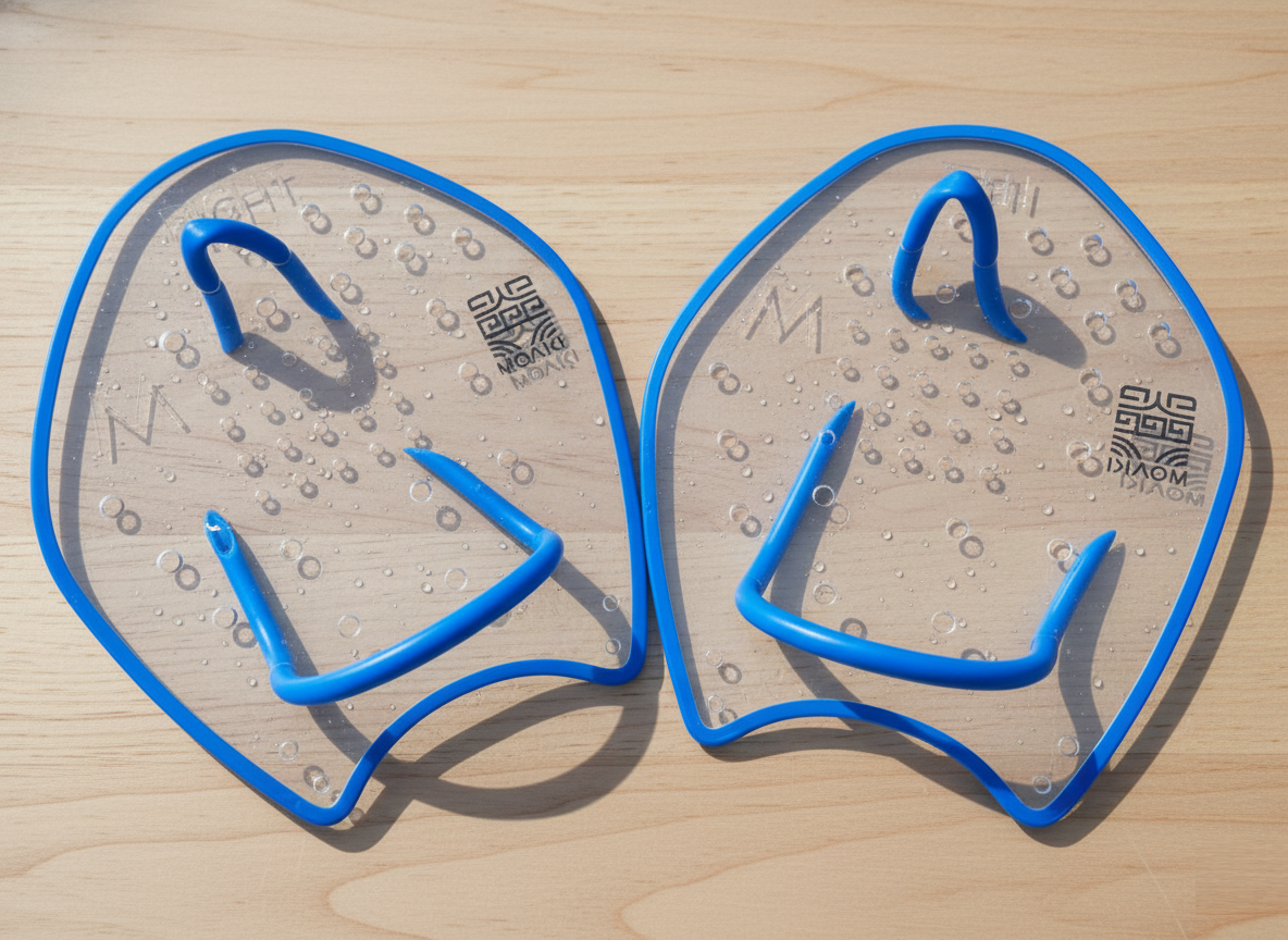Manopla de natación Moaki Maka Transparente M