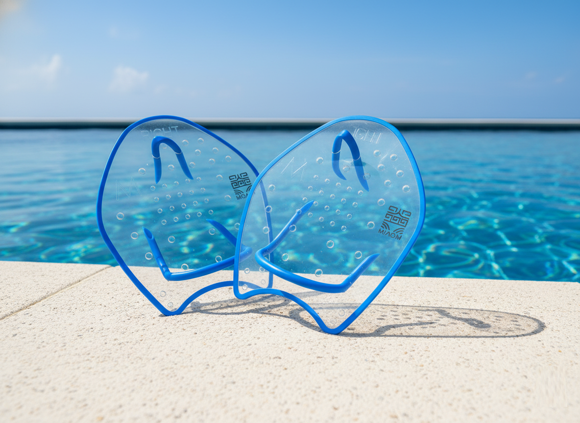 Manopla de natación Moaki Maka Transparente M