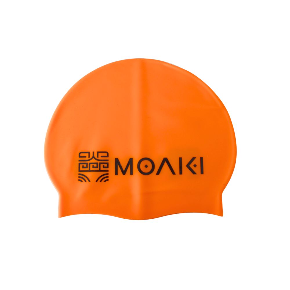Gorra de Silicona para Natacion Unisex Adulto Moaki Kiroa Silicone Cap - Orange