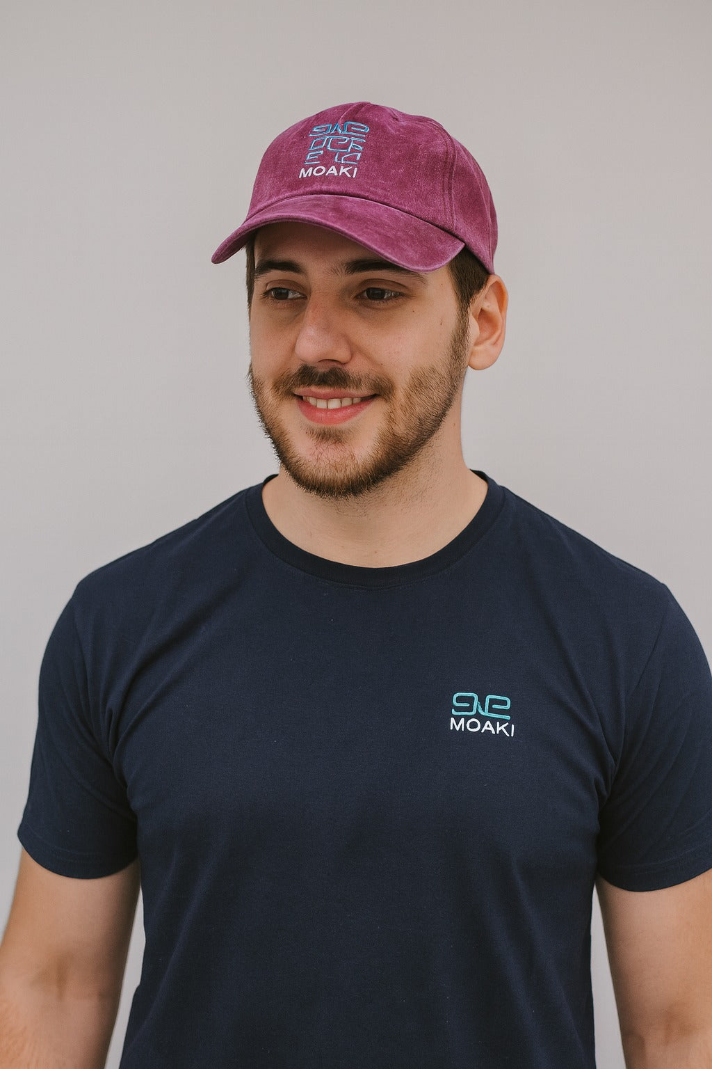 Gorra Visera Moaki Onepu Borgoña