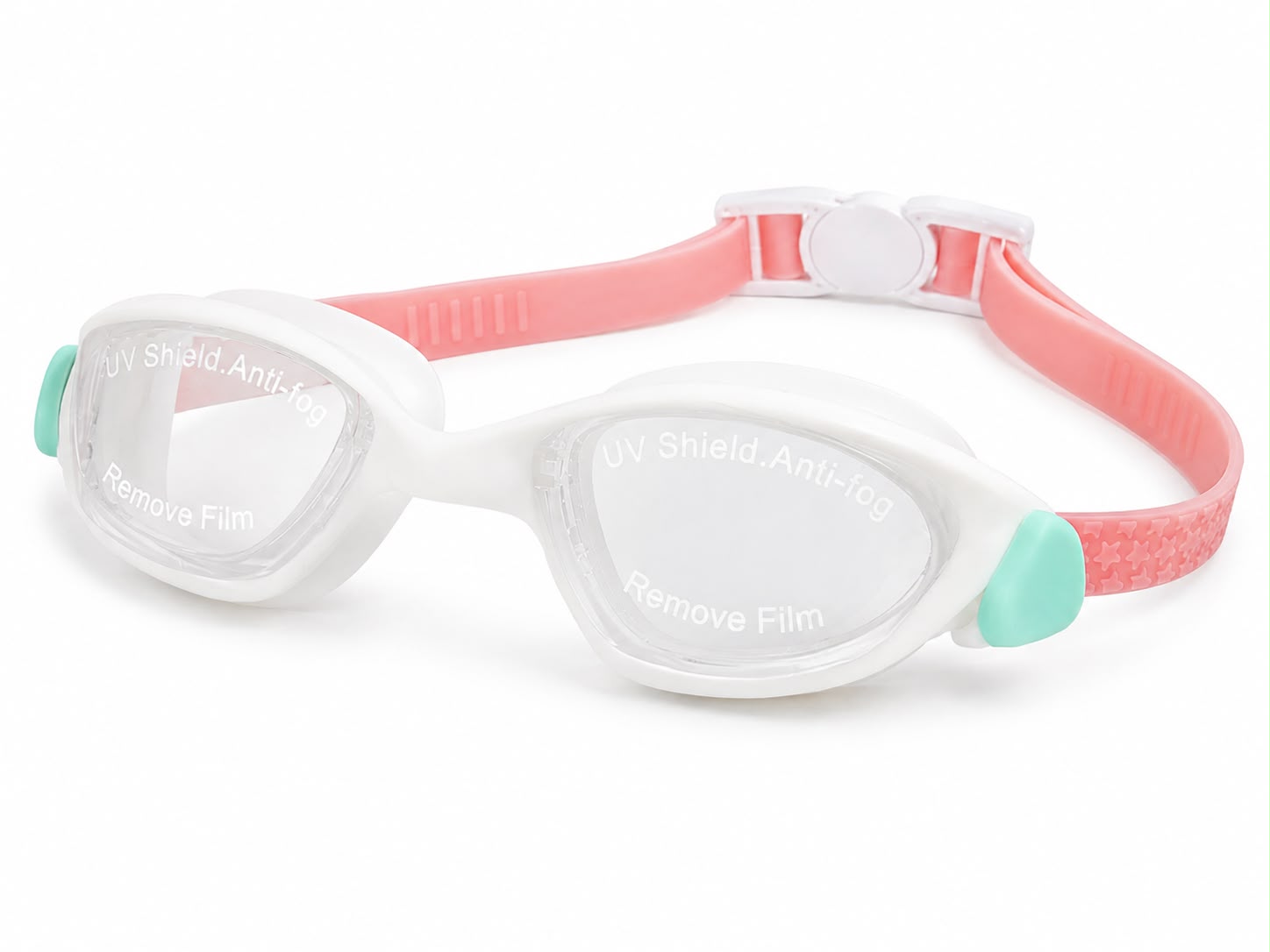 Lentes para Natación para Niños Moaki Rua Kids Pro Goggles Pink White