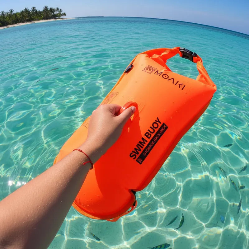 Boya para Seguridad de Natación Moaki Amaru Buoy 28L Orange