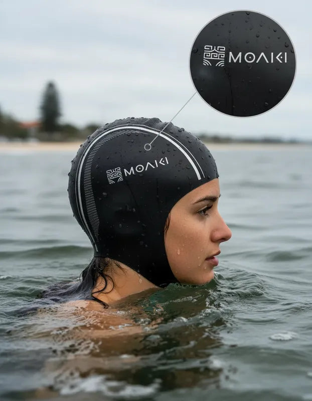 Gorra de Neopreno Térmica Moaki Kano Open Water - Black