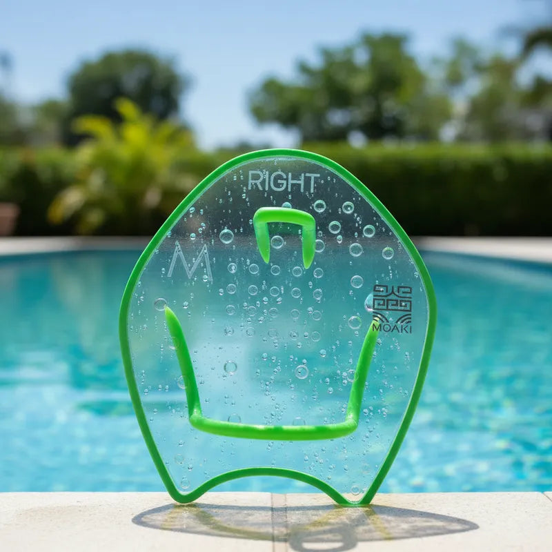 Manopla de natación Moaki Maka Transparente M