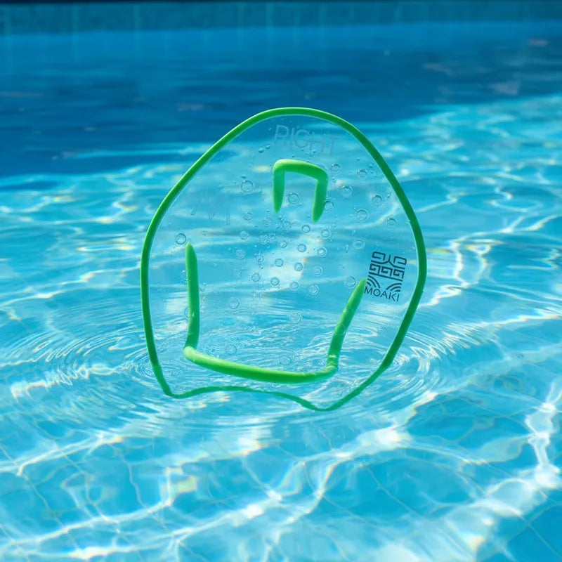 Manopla de natación Moaki Maka Transparente M