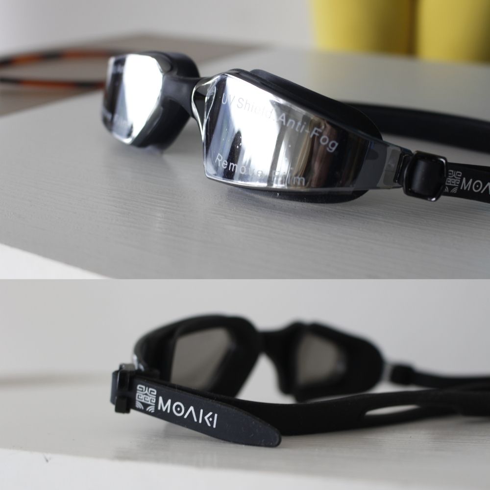 Lentes de Agua Espejados para Natacion Raki Open Water Goggles Moaki - Mirror