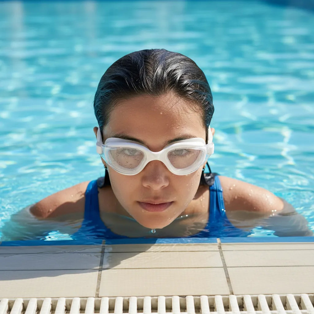 Lentes para Natación Moaki Kiri Adultos Blanco