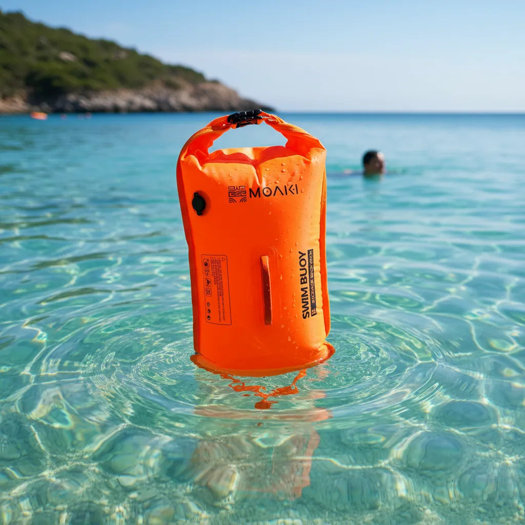 Boya para Seguridad de Natación Moaki Amaru Buoy 28L Orange