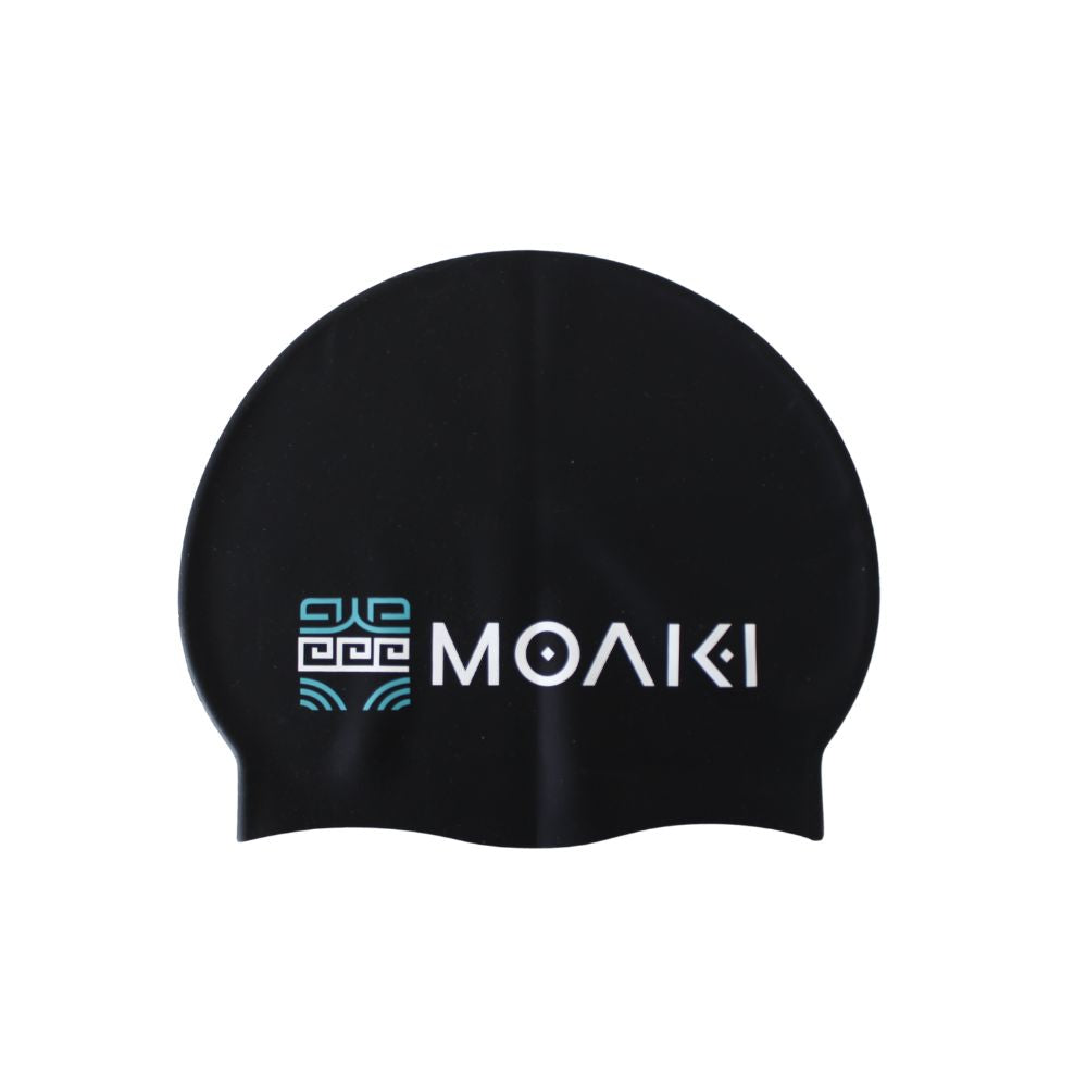 Gorra de Silicona para Natacion Unisex Adulto Moaki Kiroa Silicone Cap - Black