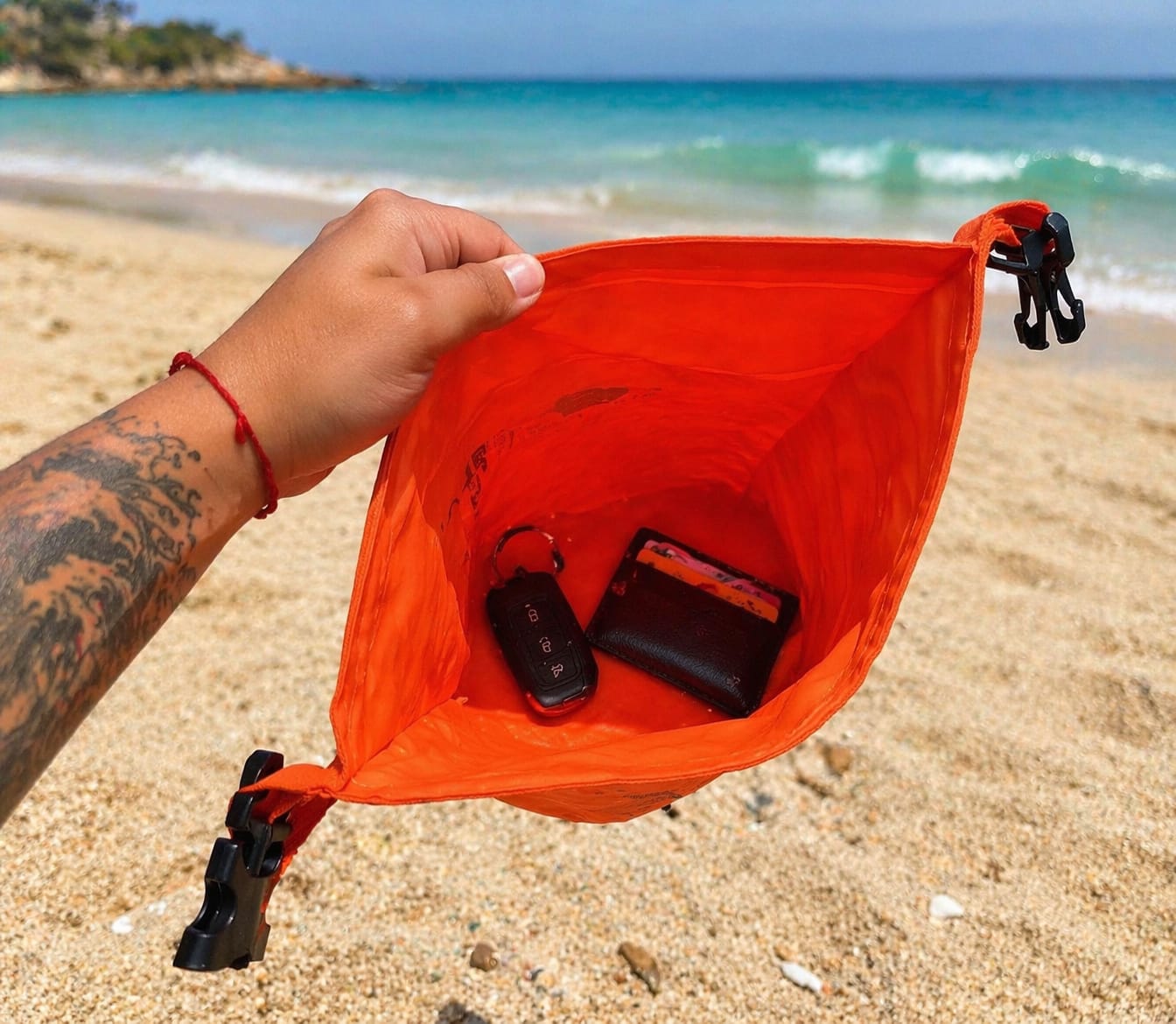 Boya para Seguridad de Natación Moaki Amaru Buoy 28L Orange