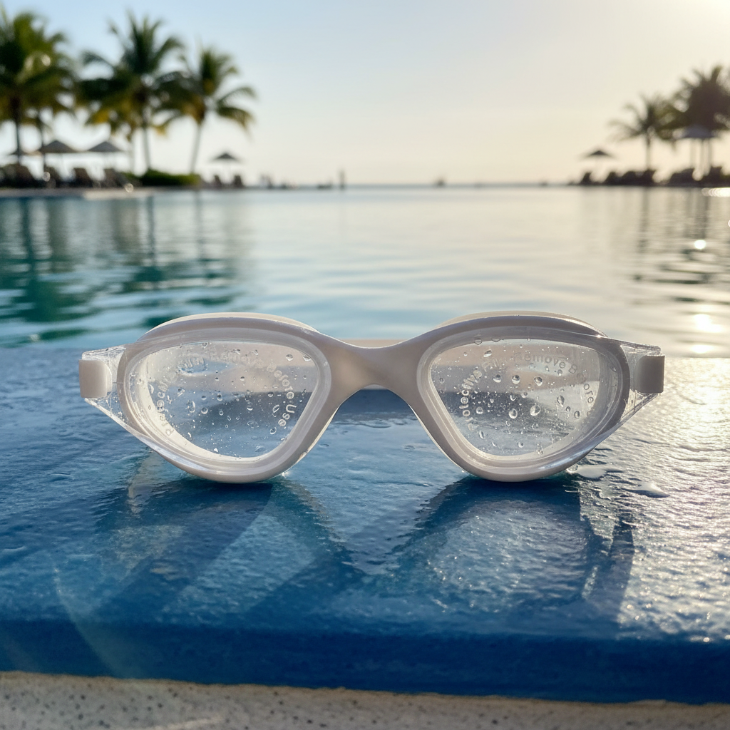 Lentes para Natación Moaki Kiri Adultos Blanco