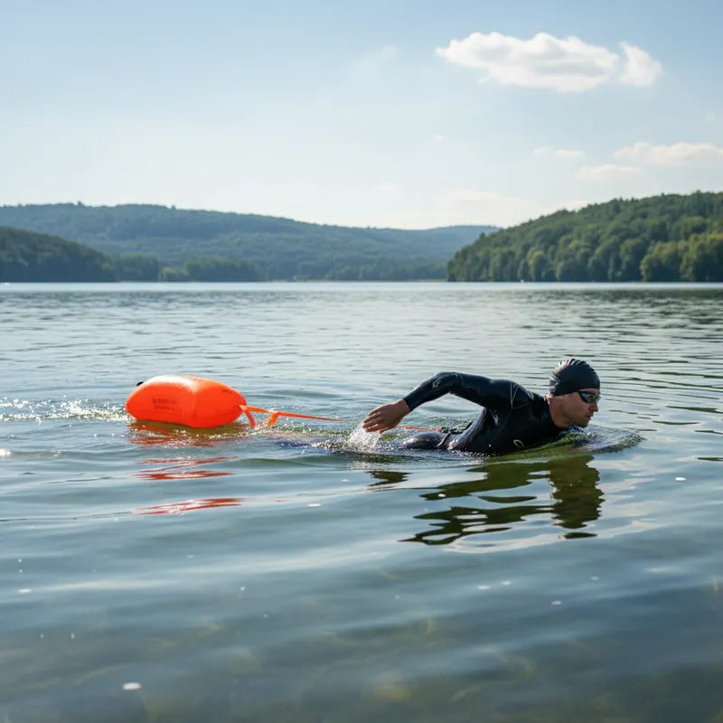 Boya para Seguridad de Natación Moaki Taira Buoy - Orange